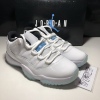 Air Jordan 11 Low AJ11传奇蓝北卡蓝白蓝低帮篮球鞋AV2187-117