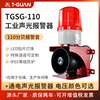 tgsg-110声光一体报警器，220v工厂车间，工业声光报警器喇叭12v24v