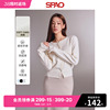 SPAO韩国同款2024年春季圆领女长袖针织开衫毛衣SPCKE23W02