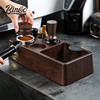 bincoo木纹意式咖啡，压粉器底座套装多功能，布粉器三件套收纳敲渣盒