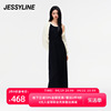 杰茜莱2024春季jessyline针织开衫吊带，连衣裙时尚两件套装女