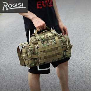 ROGISI陆杰士军迷野营魔法大腰包户外摄影背包战术迷彩背包J-1091