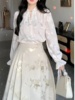 大码新中式国风上衣深冬装搭配一整套马面裙女今年流行漂亮套装裙