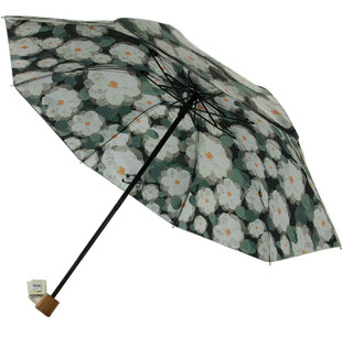 三折叠超大伞面遮阳伞布双层黑胶防晒防紫外线太阳伞晴雨伞0透光