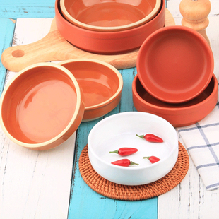 陶瓷蒸饭碗蒸菜专用碗，紫砂钵带盖蒸蛋碗，土陶碗白瓷小碗菜浅碗商用