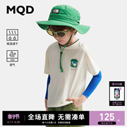 吸湿速干 MQD童装儿童短袖T恤洞洞布24夏季设计师款干爽舒适