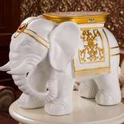 大象凳客厅装饰品摆件欧式大象换鞋凳子开业乔迁大厅婚庆创意