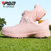 pgm高尔夫球鞋女士超强防水运动鞋，专利防侧滑鞋钉，底旋钮鞋带女鞋