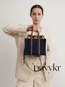 buyykr  DeMAKER23夏韩国设计师品牌ins风帆布拼接手提包mini