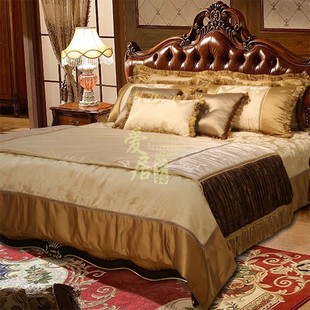 高档欧式宫廷床品新古典提花多件套1.8m法式样板间样板房床上用品
