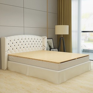 木板床垫硬板折叠实木排骨架床板1.5米1.8米1.2榻榻米床架可