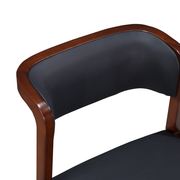 定制三朗北欧餐椅现代简约实木椅子餐厅酒店办公会议椅子咖啡厅洽