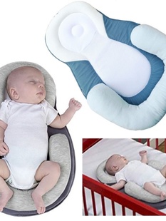 跨境新生儿枕婴儿定位垫防偏头纠正定型枕宝宝调整睡姿防侧翻床垫