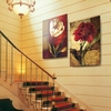 欧式装饰画客厅现代简约无框画餐厅，壁画楼梯间墙画卧室挂画贵美人