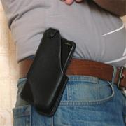  复古PU皮革手机腰包 穿皮带扣男士手机袋 便携手机套EDC皮套
