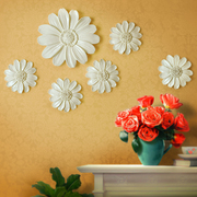 简约立体花朵，壁饰墙贴防潮耐用