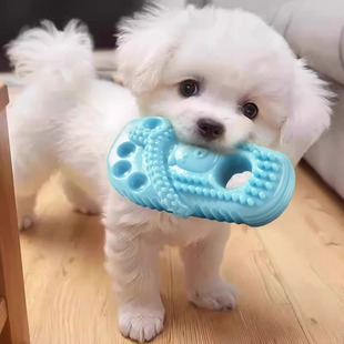 狗狗玩具拖鞋耐咬磨牙洁齿柯基泰迪幼犬中大型犬用品自嗨解闷神器