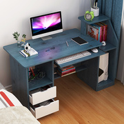 电脑桌台式家用一体书桌简约写字桌，学习带抽屉，办公卧室书房写字桌
