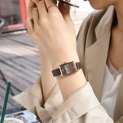 聚利时手表女学生韩版简约潮流，百搭气质复古方形，女表皮带女士腕表