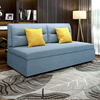 沙发床多功能双人1.5米1.8米无扶手布艺两用可折叠小户型客厅沙发
