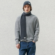 0215冬季mindbridge心桥羊毛，混纺可翻高领，针织衫打底衫男