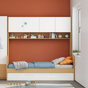 考拉森林小户型收纳床多功能一体床，书架床儿童，组合床衣柜床带书桌