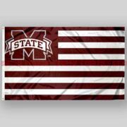 ncaa密西西比州斗牛犬，旗帜队旗mississippistatebulldogsflag