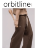 orbitline 运动裤 原木棕 抽绳长裤 阔腿裤 500克重磅 范李猿同款