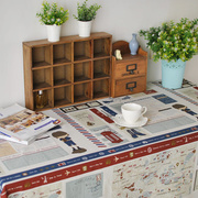 棉麻桌布zakka风格餐桌布，台布卡卡旅行欧洲地中海风格盖布茶几