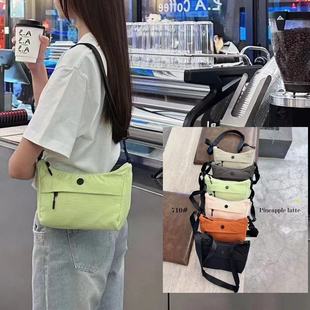 韩国时尚帆布包轻便斜挎包瑜伽包通勤包户外包糖果色包包