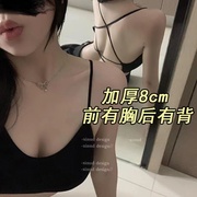 加厚8cm外扩内衣女小胸聚拢显大显腰细文胸吊带性感美背外穿内搭