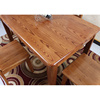 水曲柳实木餐桌椅长方形家用饭桌现代简约小户型餐桌，中式百搭餐桌