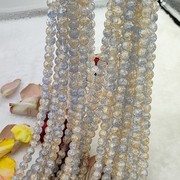 水晶半成品散珠冰裂玻璃珠，10mm单色双色爆花珠圆珠diy手串配件
