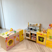toywoo儿童过家家玩具木制小家，电冰箱切水果玩具，仿真蔬菜厨房玩具