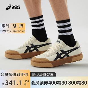 asics亚瑟士男女，板鞋courttrail低帮运动复古休闲鞋