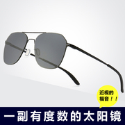 潮流不锈钢墨镜轻盈双梁偏光太阳镜PC偏光镜片IP电镀太阳眼镜7704