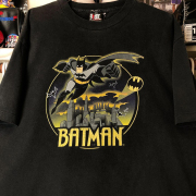 复仇者联盟batman蝙蝠侠卡通，印花短袖男女vtg高街美式休闲潮牌t恤
