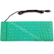 85键109键防水防尘软键盘usb硅胶，键盘便携静音有线键盘定制