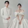 户外婚纱影楼主题无袖法式摄影礼服复古服装韩版短裙白色