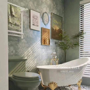 绿色摩洛哥复古花砖法式厨房卫生间墙面砖浴室背景墙瓷砖厕所地砖