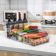 厨房透明冰箱收纳盒，抽屉式食物饺子盒鸡蛋收纳盒，冷冻储物保鲜盒