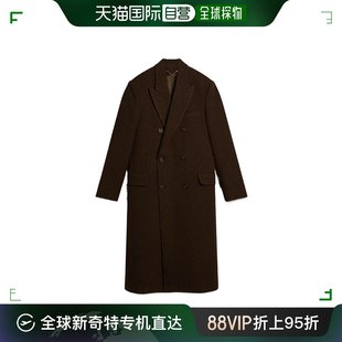 香港直邮Golden Goose Deluxe Brand 翻领双排扣羊毛大衣 GMP0120
