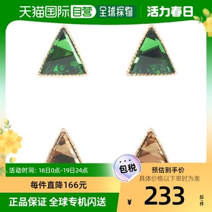 韩国直邮Juiana允 三角形施华洛世奇水晶耳环