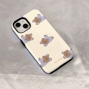 4月宠粉价五只小熊手机壳适用适用苹果15promax二合一iPhone14菲林壳13大孔防摔可爱12