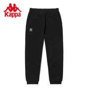 kappa卡帕运动裤outlets女针织长裤休闲裤黑色，小脚卫裤k0c62ak61