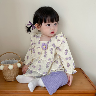 韩版女童秋季套装女宝宝，秋衣秋裤睡衣分体，两件套秋装婴幼童家居服