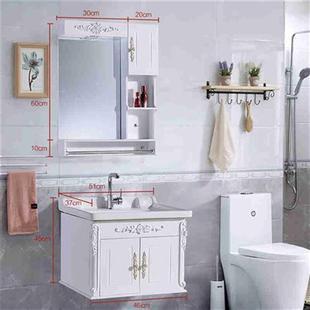 销pvc浴室柜组合小户型卫浴柜卫生间，洗脸洗手台盆柜洗漱台60公厂