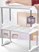小冰柜内置物架收纳筐支架子冷柜内部隔板隔层小型冰箱分层架