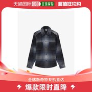香港直邮潮奢 Reiss 男士Idaho 常规版型格纹羊毛混纺外套式衬衫