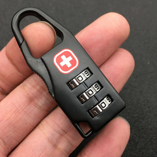 瑞士迷你密码锁防盗箱包锁，海关锁锌合金，旅行挂锁背包安全锁